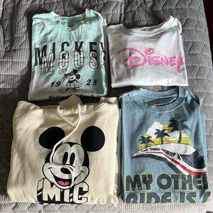Disney Shirt/Hoodie Bundle
